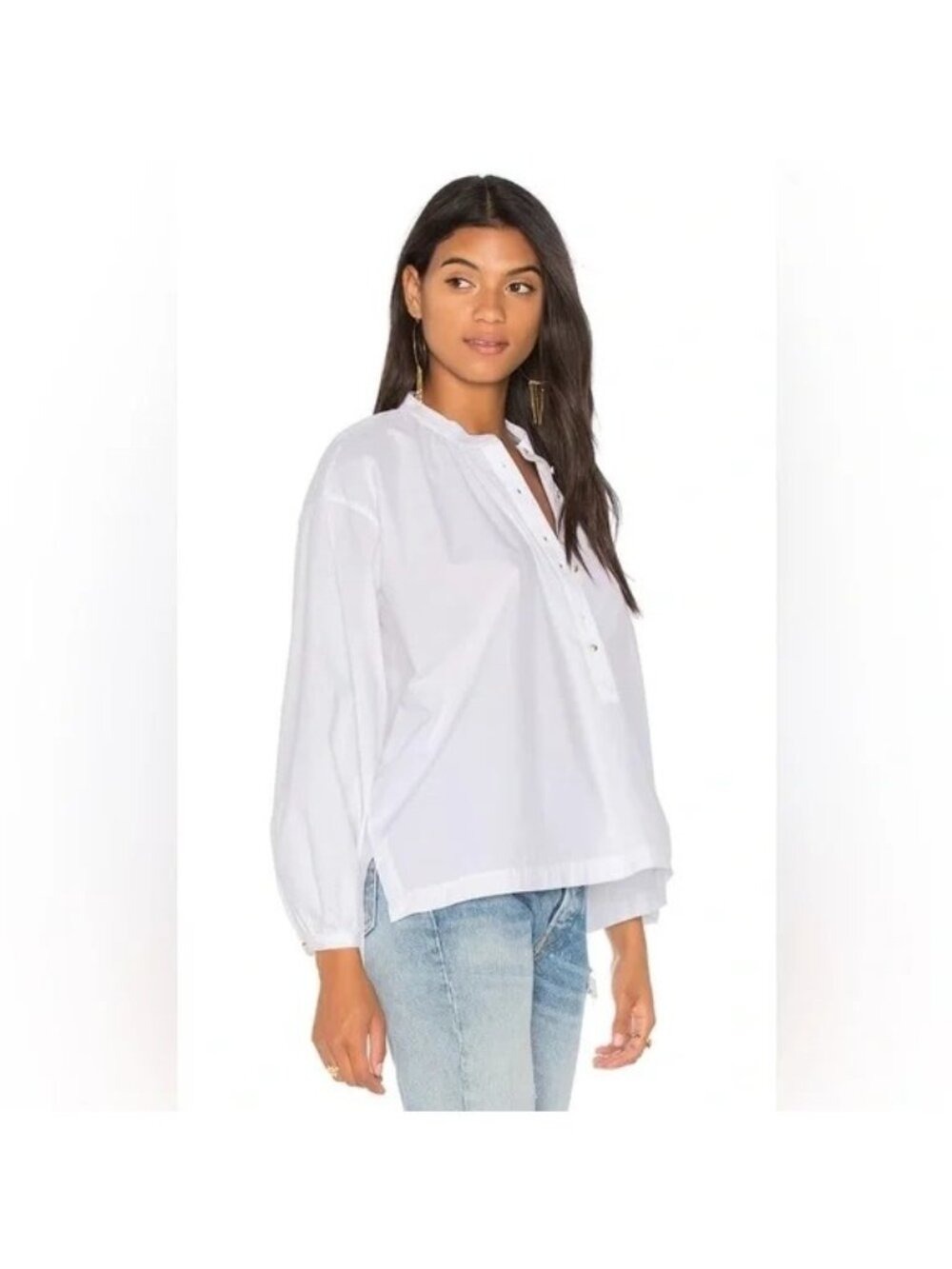 Free People Women’s Hey Baby Top White XS